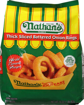 Thick Sliced Battered Onion Rings