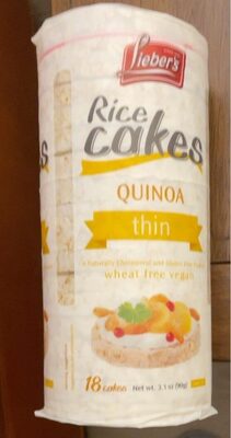 Thin Quinoa Rice Cakes