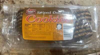 Striped Dainties Cookies, Striped Dainties