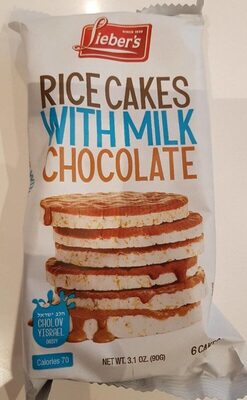 Rice Cakes With Milk Chocolate, Milk Chocolate