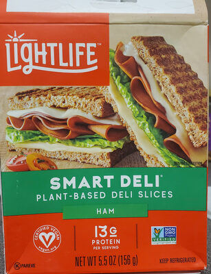 Veggie Ham Smart Deli Meatless Slices, Veggie Ham