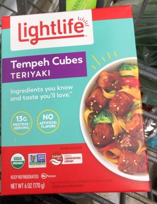 Lightlife Tempeh Cubes Teriyaki, 6 Oz