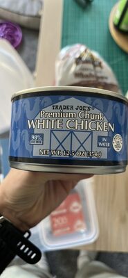 Trader Joe's, Premium Chunk White Chicken In Water