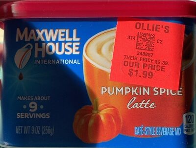 Pumpkin Spice Latte Cafe-Style Beverage Mix, Pumpkin Spice Latte