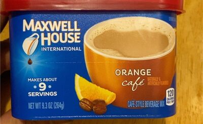 Orange Cafe Cafe-Style Beverage Mix, Orange Cafe