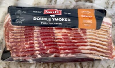 Hickory Double Smoked Thick Cut Bacon, Hickory Double Smoked