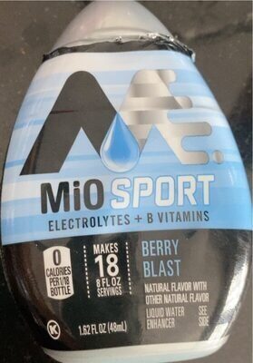 Berry Blast Sport Liquid Water Enhancer, Berry Blast