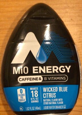 Wicked Blue Citrus Flavor Liquid Water Enhancer, Wicked Blue Citrus