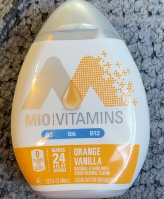 Orange Vanilla Liquid Water Enhancer, Orange Vanilla