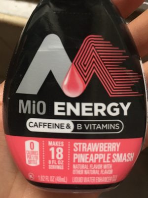 Strawberry Pineapple Smash Energy Liquid Water Enhancer, Strawberry Pineapple Smash