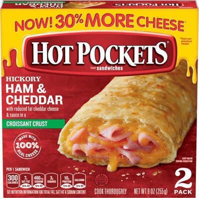 Hickory Ham & Cheddar Croissant Crust Sandwiches, Hickory Ham & Cheddar Croissant