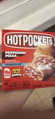 Premium Pepperoni Pizza Garlic Buttery Crust Sandwiches, Pepperoni Pizza