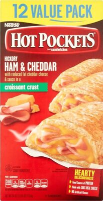 Hickory Ham & Cheddar Croissant Crust Sandwiches, Hickory Ham & Cheddar Croissant Crust