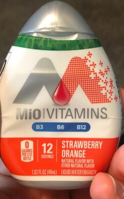 Strawberry Orange Liquid Water Enhancer, Strawberry Orange