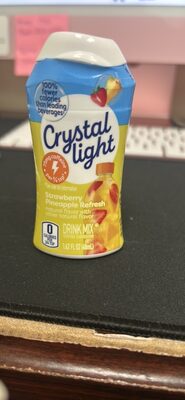 Strawberry Pineapple Refresh Liquid Drink Mix With Caffeine, Strawberry Pineapple Refresh