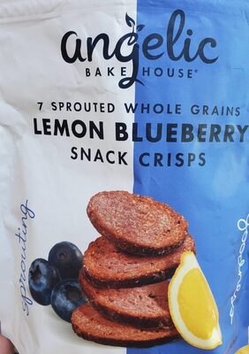 Zesty Lemon Blueberry 7 Sprouted Whole Grains Crisps, Zesty Lemon Blueberry