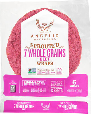 Sprouted Beet Whole Grain Wraps
