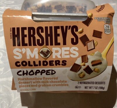 S'Mores Chopped Marshmallow Flavored Dessert With Milk Chocolate Pieces And Graham Crumbles Colliders, S'Mores