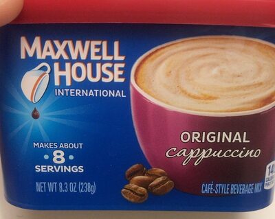 Maxwell House, Original Cappuccino, Cafe-Style Beverage Mix