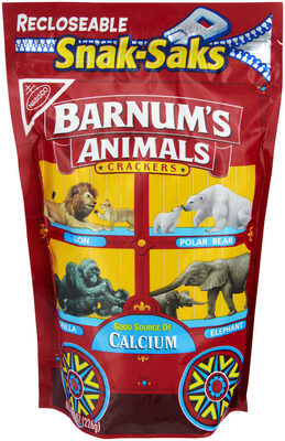 Nabisco Barnums Lunchbox Crackers Snak Saks 1X8 Oz