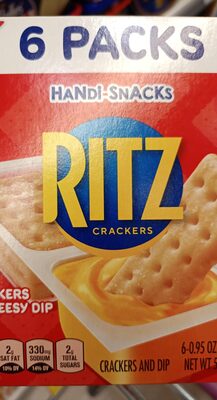 Crackers 'N Cheesy Dip Handi-Snacks, Crackers 'N Cheesy Dip