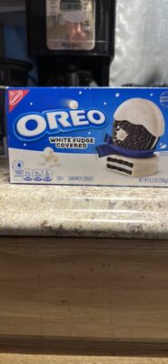 White Fudge Covered Sandwich Cookies, White Fudge Covered