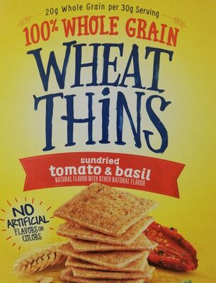 Nabisco Wheat Thins Crackers Sun Dried Tomato & Basil 1X15 Oz