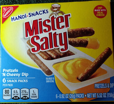 Mister Salty Pretzels 'N Cheesy Dip, Mister Salty