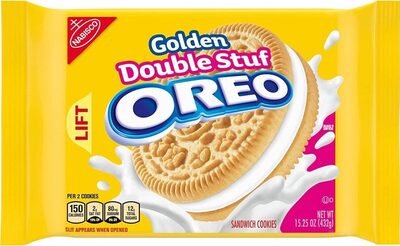 Golden Double Stuf Sandwich Cookies, Golden Double Stuf