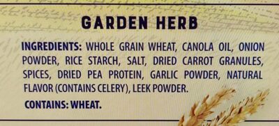 Nabisco Triscuit Crackers Garden Herb 1X9 Oz
