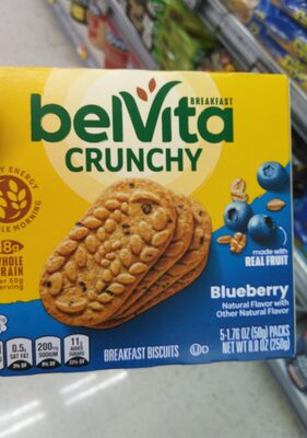 Blueberry Crunchy Breakfast Biscuits, Blueberry