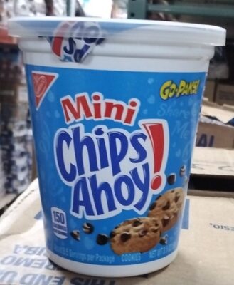 Nabisco Chips Ahoy! Lunchbox Cookies Go Paks Mini 8X3.5 Oz