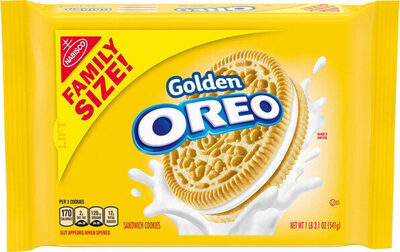 Golden Oreo Sandwich Cookies, Golden Oreo