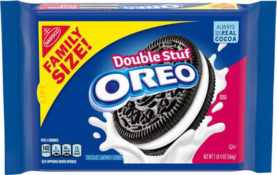 Double Stuf Chocolate Sandwich Cookies, Double Stuf