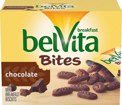 Chocolate Mini Breakfast Biscuits Bites, Chocolate