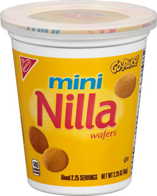 Nabisco Nilla Wafer Lunchbox Cookies Go Paks Mini 1X2.25 Oz