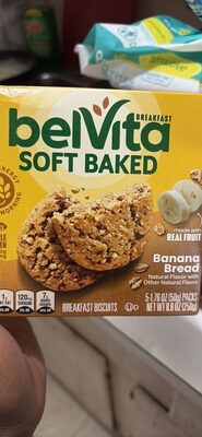 Nabisco Belvita Soft Baked Banana Cookies 8.8 Oz