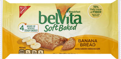 Nabisco Belvita Soft Baked Banana Cookies 1.76 Oz