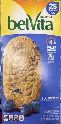 Blueberry Crunchy Breakfast Biscuits, Blueberry