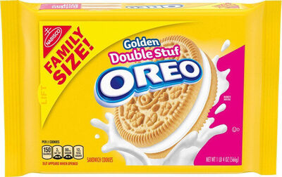 Oreo Golden Double Stuf Sandwich Cookies 20 Oz