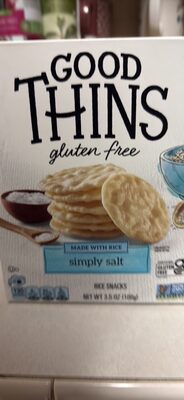 Simply Salt Gluten Free Rice Snack, Simply Salt