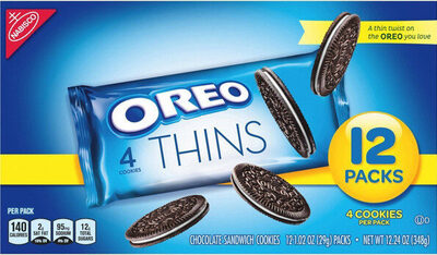Chocolate Sandwich Cookies Thins, Chocolate