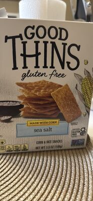 Good Thins Sea Salt Crackers 3.5 Oz