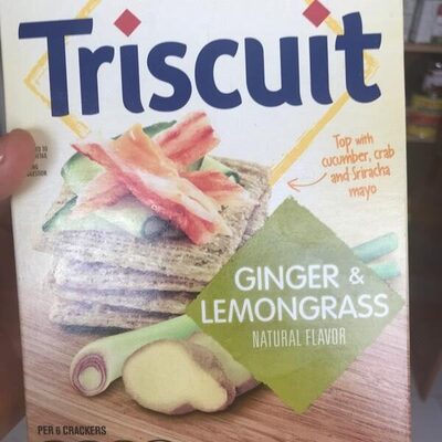 Triscuit Crackers Ginger & Lemongrass 1X8.5 Oz