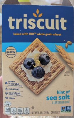 Triscuit Crackers Hint Of Salt 1X8.5 Oz