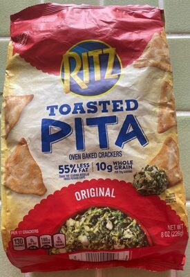 Original Toasted Pita Oven Baked Crackers, Original