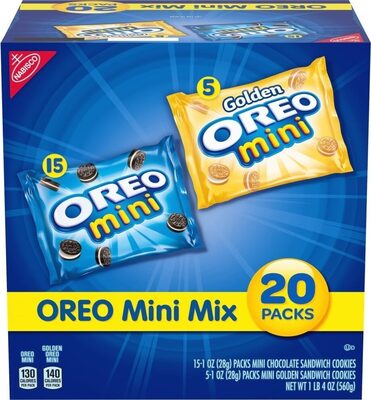 Oreo Mini And Golden Oreo Mini Sandwich Cookies