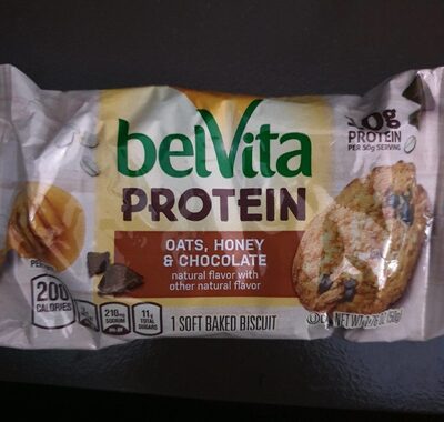 Oats, Honey & Chocolate Protein Soft Baked Biscuit, Oats, Honey & Chocolate