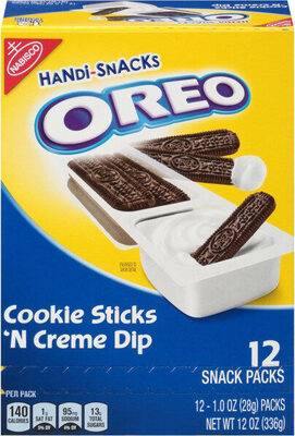 Cookie Sticks 'N Creme Dip Handi-Snacks, Cookie Sticks 'N Creme Dip