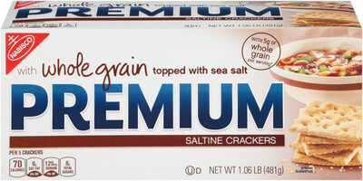 Whole Grain Premium Saltine Crackers, Whole Grain